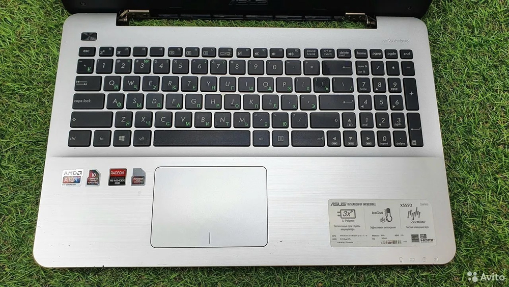 Ноутбук asus для работы 4 ядра 8Gb SSD X555D 90nb09a2-m02420