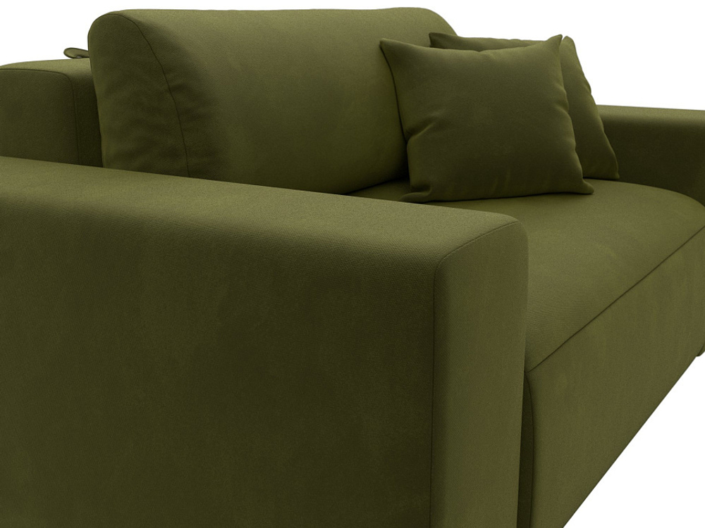 Кресло Лига-036 НПБ МИКРОВЕЛЬВЕТ Зеленый