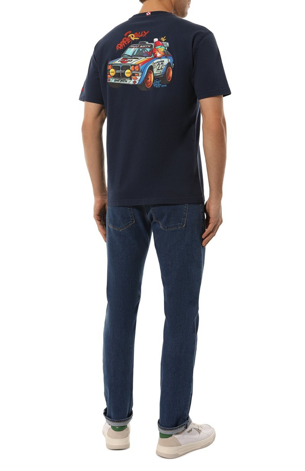 Футболка Saint Barth CPT PAPERALLY синий утка гоночная машина