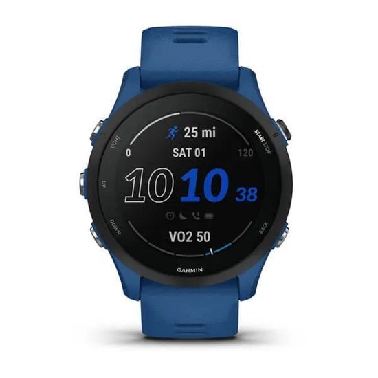 Умные часы Garmin Forerunner 255 с синим ремешком