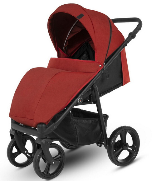 Детская прогулочная коляска Camarelo Eze EZE-08 красный меланж