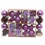 Набор украшений «Сказочное чудо» 3 см (28 предметов),фиолетовый