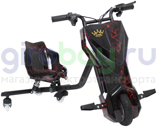 Электро Дрифт-карт IKINGI Drift Cart P2 250W (36V/4.4Ah) - Красная молния фото №2