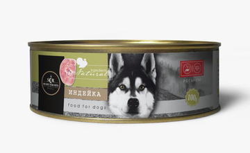 Секрет Премиум консервы для собак с индейкой