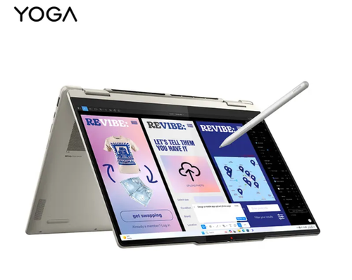 Ноутбук Lenovo Yoga 360 14 AI / OLED / Ultra 7 258V / 32 / 1Tb / Touch Screen / Gold