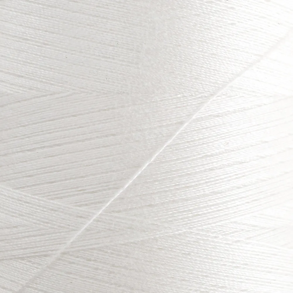 Нитки швейные 40/2 5000 ярд. (4572 м), Набор 2 белых/2 черных, DEVELIA (Девелиа), 665429