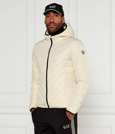 Пуховая куртка EA7 - экрю(8NPB14 PNE1Z)