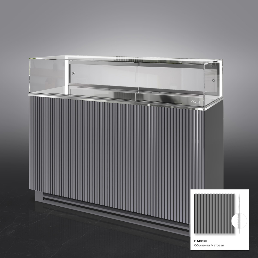 Кондитерская напольная холодильная витрина Finist GLASSIER 58 LUX