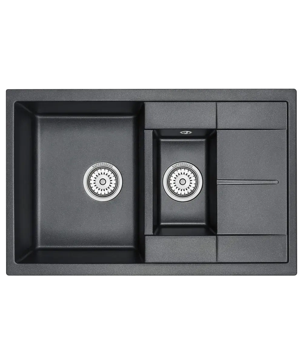 Кухонная мойка Kuppersberg MODENA 60 NL 1,5B1D ANTHRACITE фото 