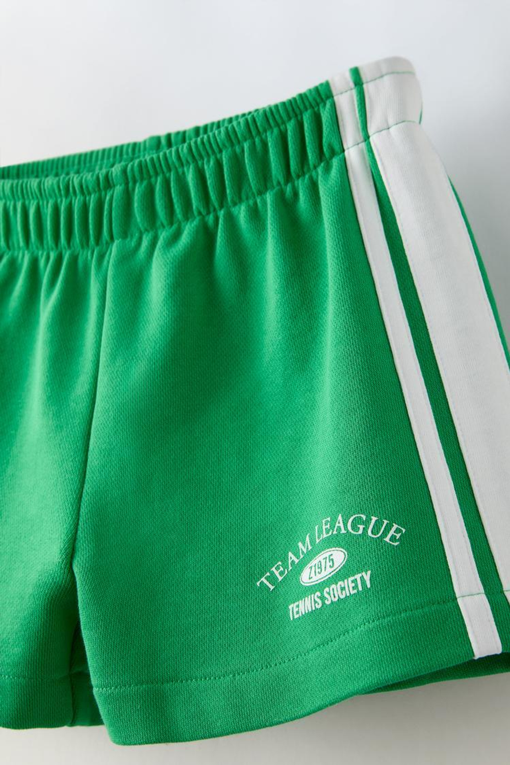 ZARA ШОРТЫ С ЛАМПАСАМИ, ЗЕЛЕНЫЙ