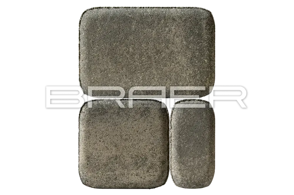 Тротуарная плитка Braer Классико, Color Mix Туман, 60 мм