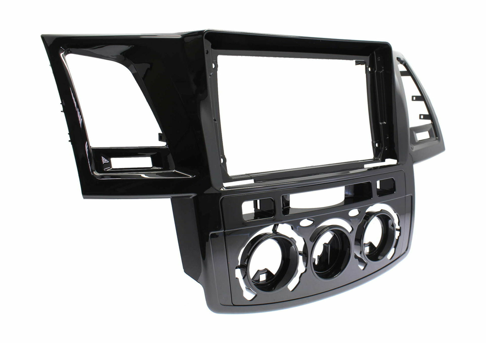 Переходная рамка магнитолы TOYOTA HILUX, FORTUNER 2005-2008 (авто с кондиционером) 9 дюймов
