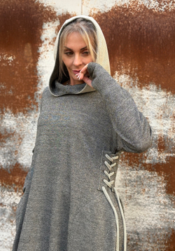 Платье Assasin / oversize/ металик