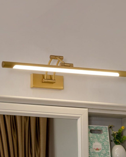 Светильники-надкартинники в чёрном и золотом цвете