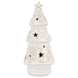 ФИГУРКА "ЕЛКА" С LED-ПОДСВЕТКОЙ КОЛЛЕКЦИЯ "PINE CONES", 10*10*22,5 СМ