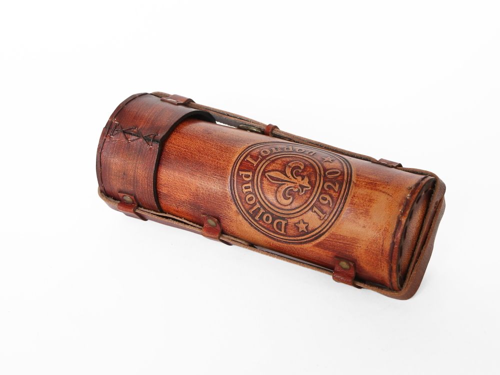 Nautical Подзорная труба в кожаном футляре