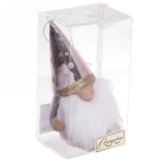 Ёлочная игрушка «Весёлый лесовичок» 6,5*5,5*13 см, розовый