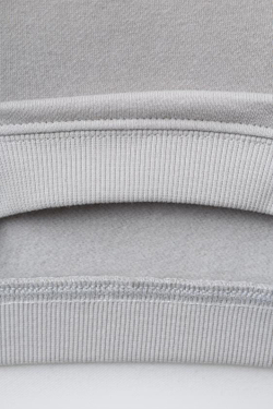 ZARA КОМПЛЕКТ ИЗ ТОЛСТОВКИ И БРЮК-ДЖОГГЕРОВ С ВЫШИВКОЙ ПИНГВИНА, ЖЕМЧУЖНО-СЕРЫЙ