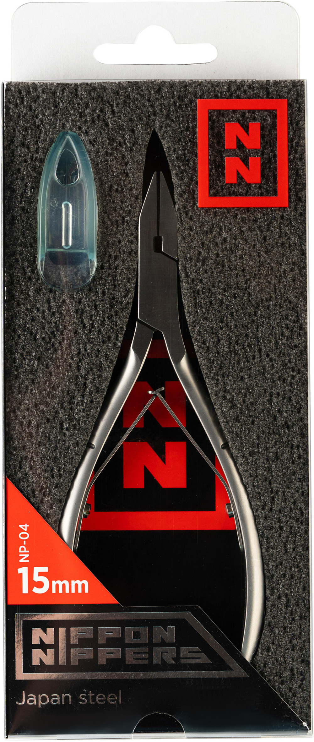 Кусачки Nippon Nippers NP-04 для педикюра лезвие 15мм двойная пружина глянцевые