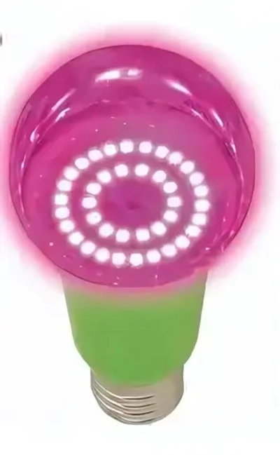 Лампа светодиодная Uniel, Е27, 8Вт, А60(груша), ФИТО (для роста растений)