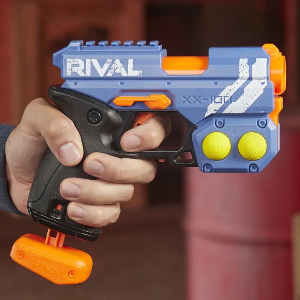 Бластер Nerf Райвл Нокаут Синий E6594121