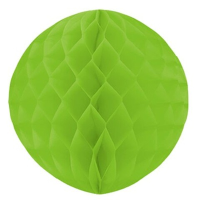 Бумажный шар - сота Светло-Зеленый 12"/30 см