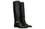 Givenchy Eden Leather Comfortable Knee high Boots Women"s Black