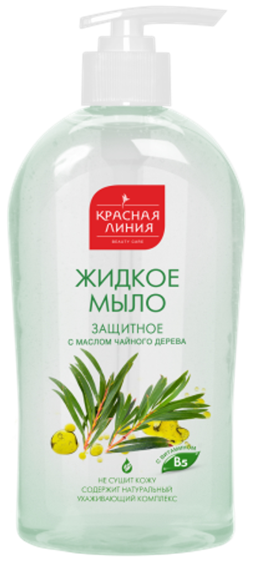 Красная линия Жидкое мыло ЗАЩИТНОЕ (Антибактериальное) 520гр. 6*12