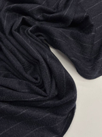 Купон кашемировый Loro Piana темно-синий в полоску