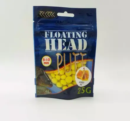 Кукурузные пуффы Corn puff (8-10 мм) "Мед" жёлтый