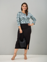 Лонгслив ЛНв-306/ментол-листья