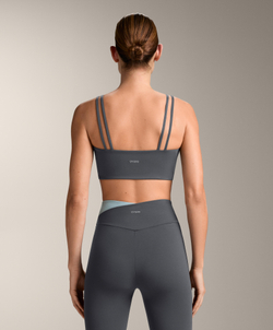 OYSHO Спортивный бюстгальтер Comfortlux со средней степенью поддержки, асфальтовый