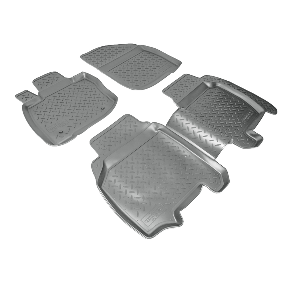 Ковры в салон Norplast/Unidec для Honda Civic VIII в кузове EU FK1 (2006-2012)Полиуретан, арт.NPL-Po-30-09-G