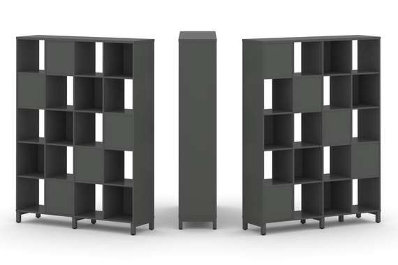 Style Project Набор стеллажа 2-х сторон., 5 яр. SN.NSD-541  1488*400*1982