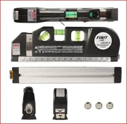 Многофункциональный лазерный уровень с линейкой и рулеткой 2,5 м Laser Level Pro 3
