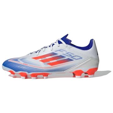 Футбольные бутсы Adidas F50 League Низкие Белые/Темно-Красные/Прозрачные Мужские