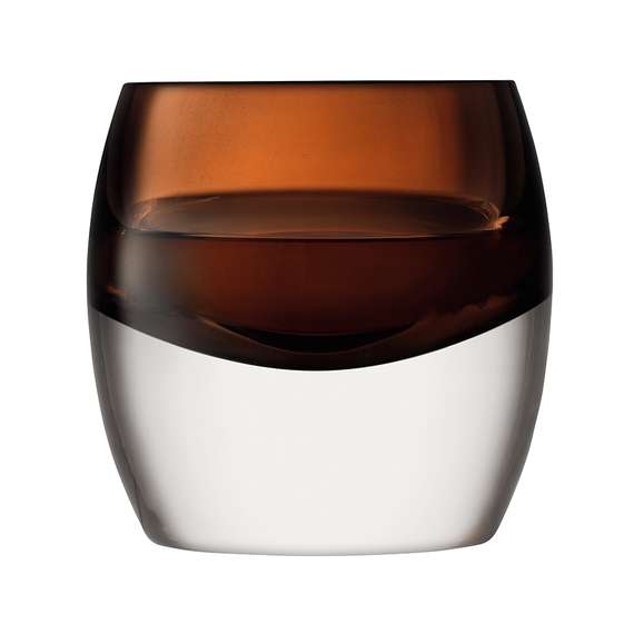 Набор из 2-х низких стаканов Whisky Club 230 мл коричневый