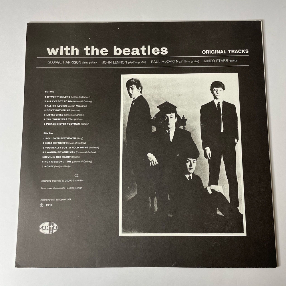 Винтажная виниловая пластинка LP With The Beatles (Россия 1993) Please Mister Postman
