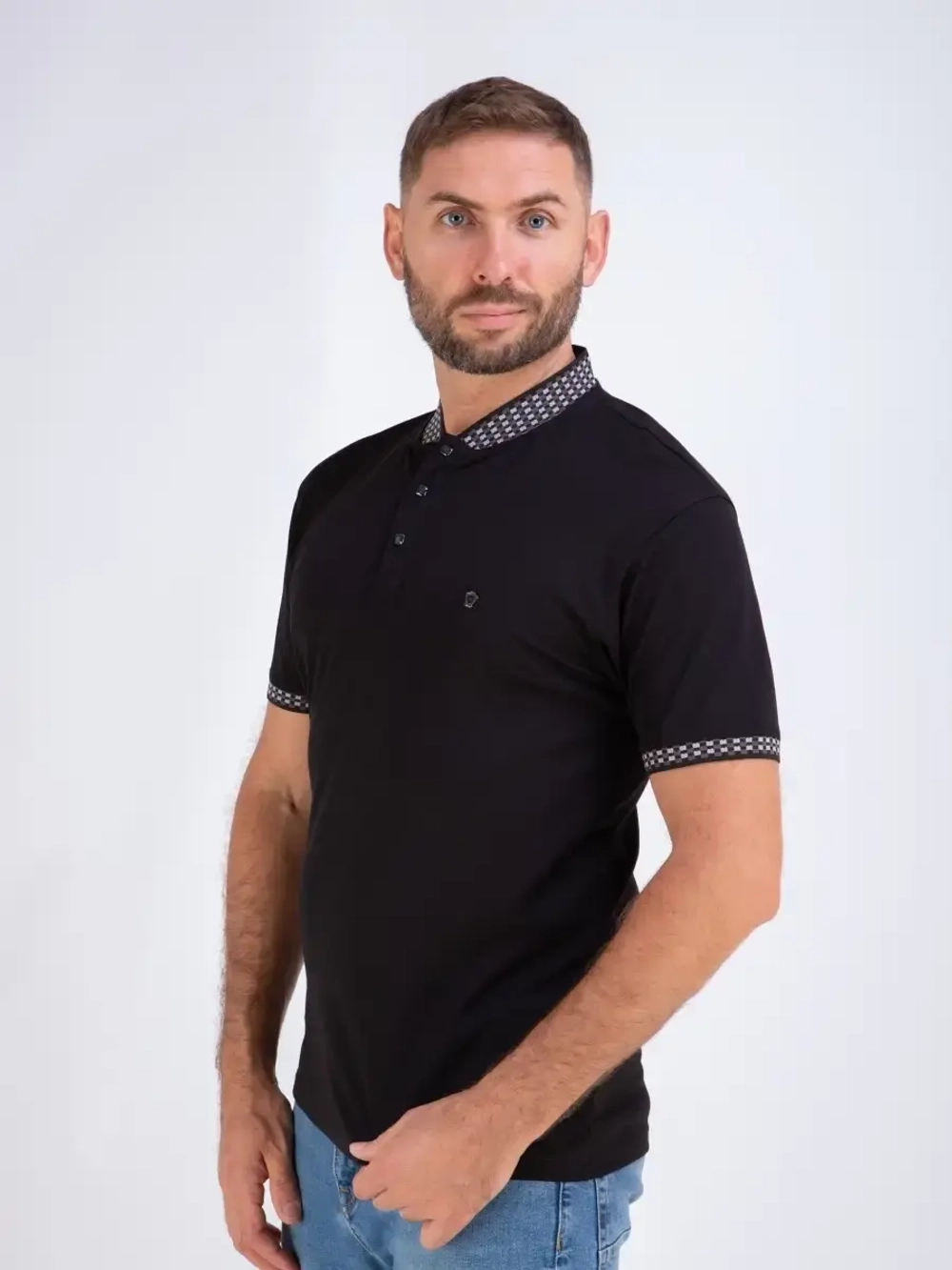 Футболка мужская однотонная базовая