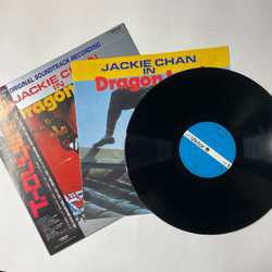 Винтажная виниловая пластинка LP Jackie Chan Джеки Чан Dragon Lord Лорд Дракон (Soundtrack Recording) (Japan 1982) (Obi)