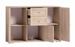 Тумба высокая Sherlock 5, дуб сонома