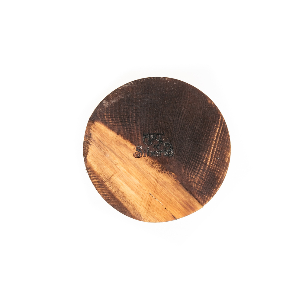 Деревянный бокал (фужер) для вина из сибирского кедра