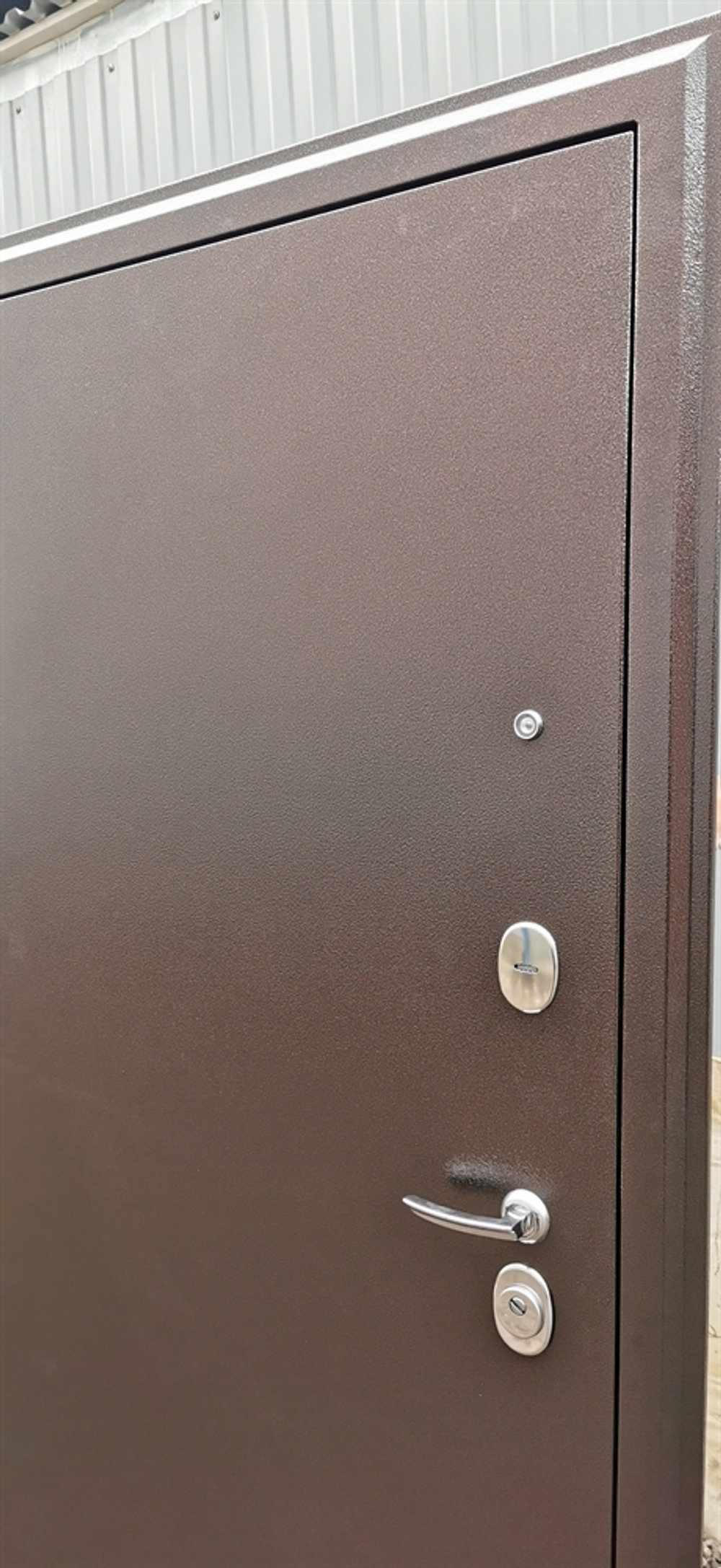 Входная металлическая дверь в квартиру  Рекс Спартак  Антик медь/ФЛ-183 Беленый дуб