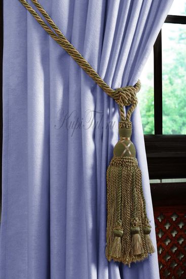 Mild (голубой). Готовые шторы