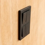 Рамка на 2 поста Hammer (черный) W0022408