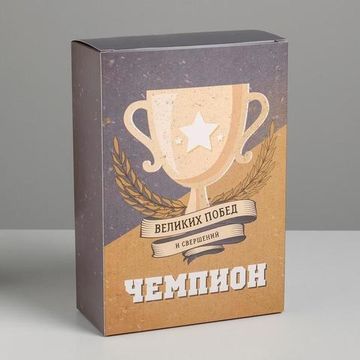 Коробка складная «Чемпион», 16 × 23 × 7.5 см 5276616
