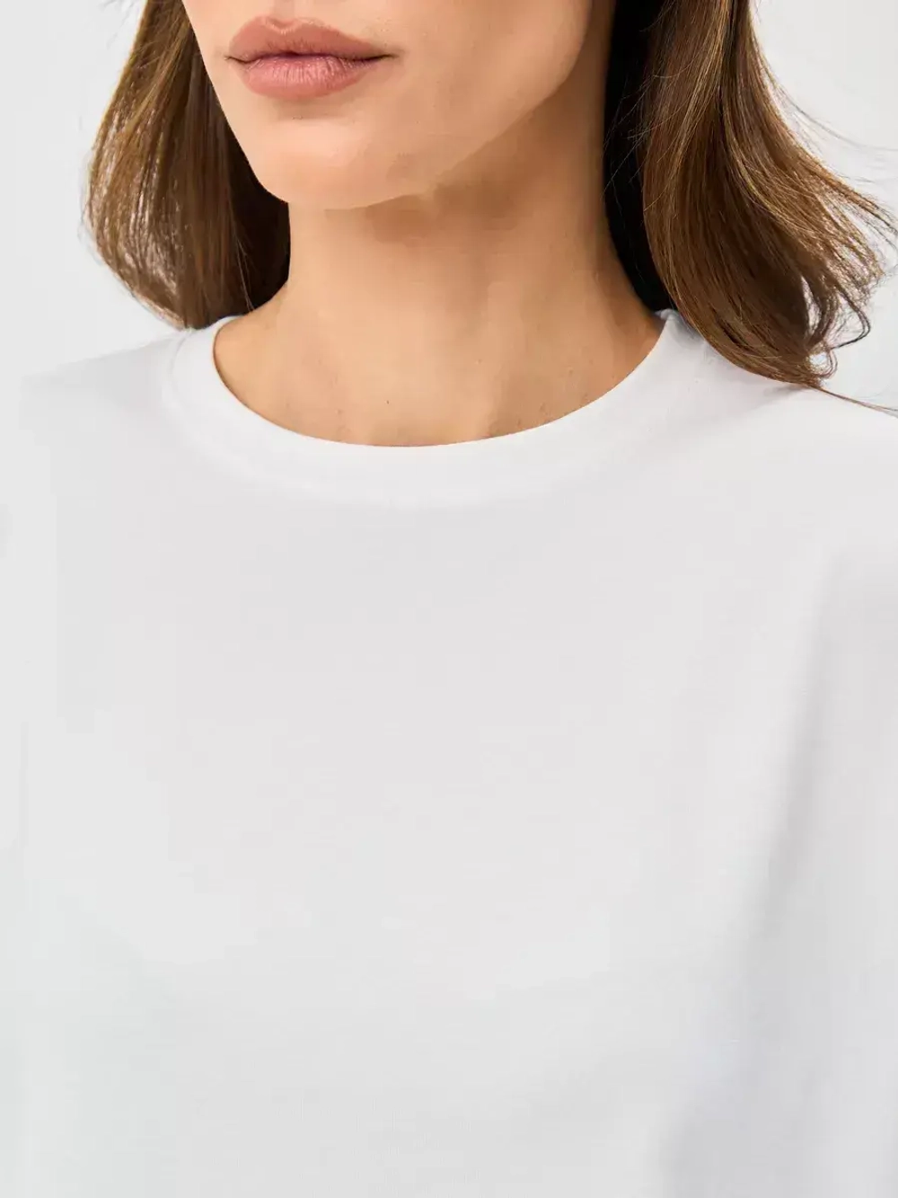 Лонгслив удлиненный оверсайз с разрезами экрю