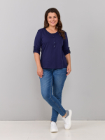 Лонгслив ЛНк-005/синий