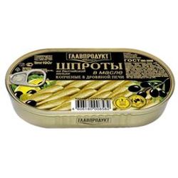 ШПРОТЫ 190 ГР В МАСЛЕ Ж/Б /ГЛАВПРОДУКТ/