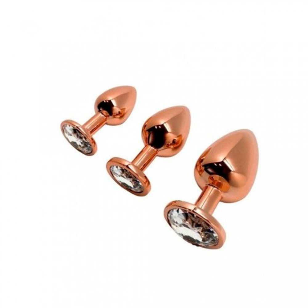 Анальная пробка Tralalo Rose Gold от Wooomy